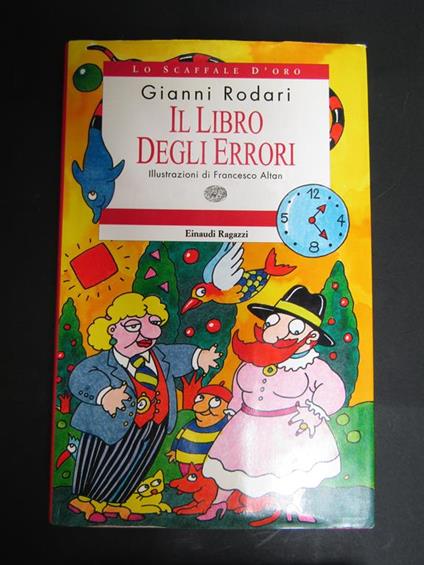 Il libro degli errori. Einaudi. 1995-I - Gianni Rodari - copertina