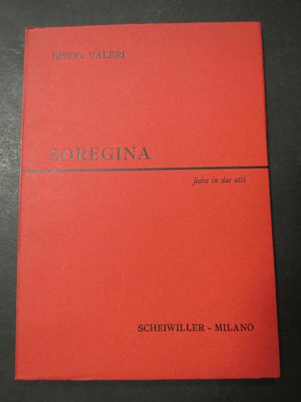 Valeri Diego. Soregina. All'insegna del pesce d'oro. 1967. copia 740/1000 - Diego Valeri - copertina
