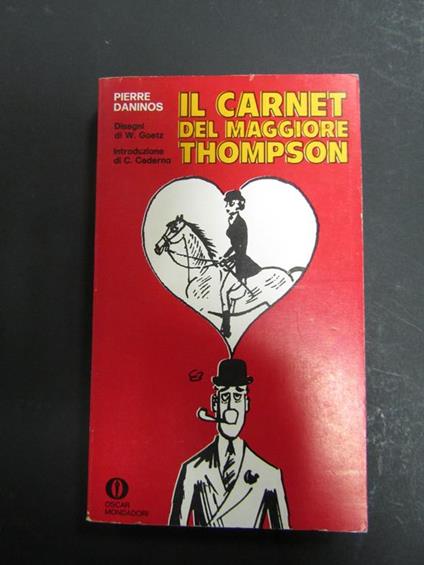 Il carnet del maggiore Thompson. Oscar Mondadori. 1972 - Pierre Daninos - copertina