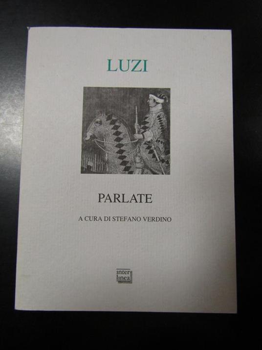 Parlate. Interlinea 2003 - Luz - copertina