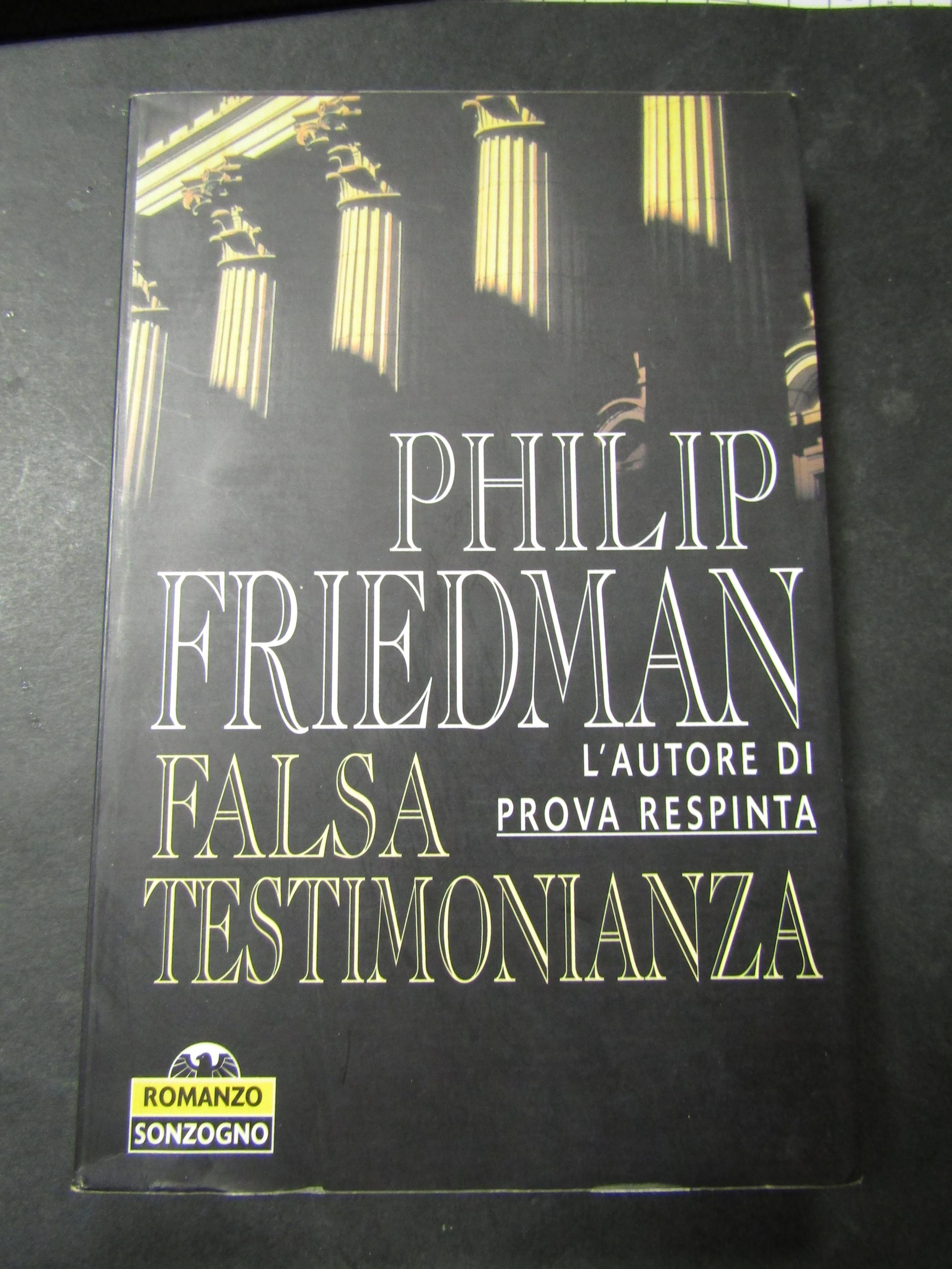 Falsa testimonianza. Sonzogno. 1997-I