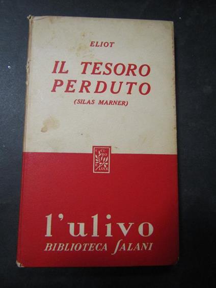 Il tesoro perduto. Salani. s.d - Elio - copertina