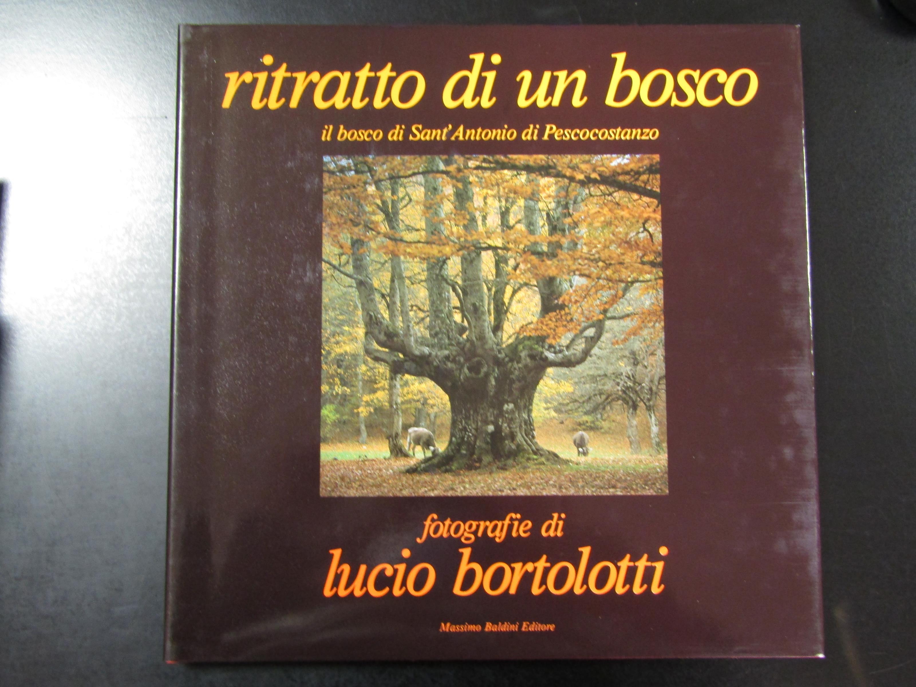 Ritratto di un bosco. Il bosco di Sant'Antonio di Pescocostanzo. Fotografie di Lucio Borlotti. Massimo Baldini editore 1988. Con cofanetto
