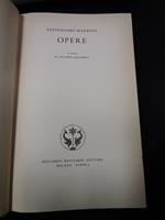 Manzoni. Opere. Ricciardi Editore 1953. Con cofanetto