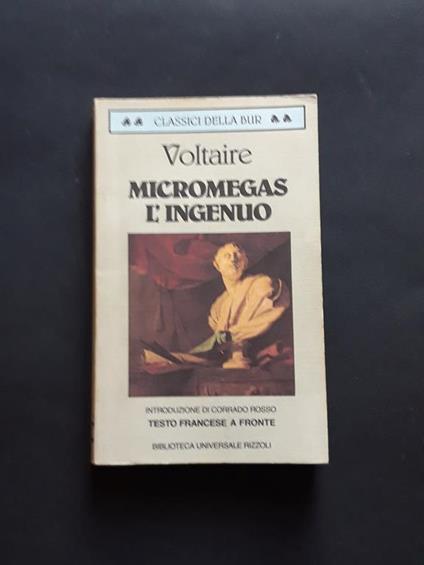 Voltaire, Micromegas l'ingenuo, Rizzoli, 1996 - I - Voltaire - copertina