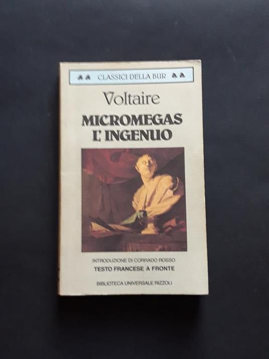 Voltaire, Micromegas l'ingenuo, Rizzoli, 1996 - I - Voltaire - copertina