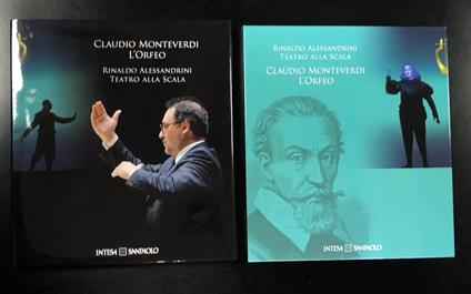 Rinaldo Alessandrini. Teatro alla Scala / Claudio Monteverdi. L'Orfeo. Intesa Sanpaolo 2010. Libro + volume con CD. Con cofanetto - copertina