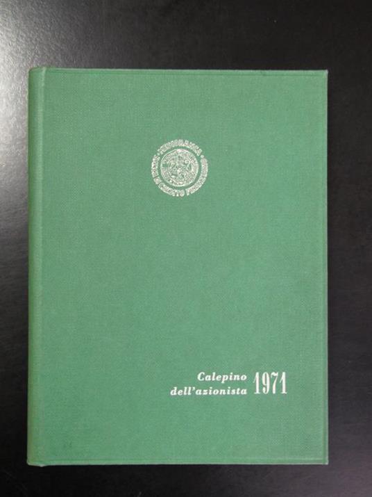 Calepino dell'Azionista. Mediobanca 1971 - copertina