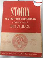 Anonimo, Storia del partito comunista (boscevico) dell'URSS, L'Unità, 1945 - I