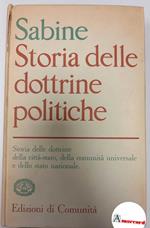 Sabine George, Storia delle dottrine politiche, Edizioni di Comunità, 1953 - I