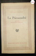 Glover Edward, La Psicoanalisi. Manuale di Psicologia comparata., Bocca, 1953