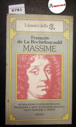 de La Rochefoucauld Francois, Massime, BUR, 1980