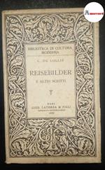 De Lollis Cesare, Reisebilder e altri scritti, Laterza, 1929