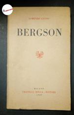 Giusso Lorenzo, Bergson, Bocca, 1949