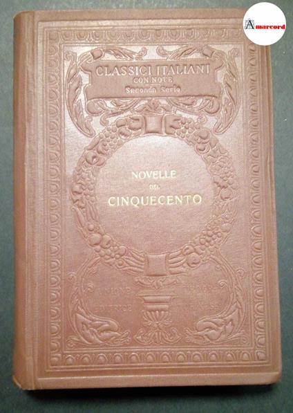 Novelle del Cinquecento, Utet, 1930 - copertina