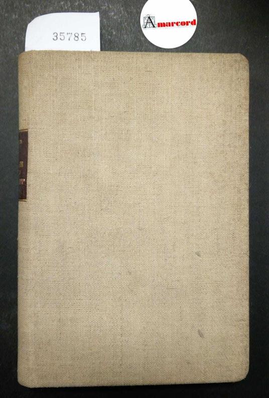 Forster Fr. W., Alle soglie della maggior età. Etica pei giovani e per gli educatori, STEN, 1921 - copertina