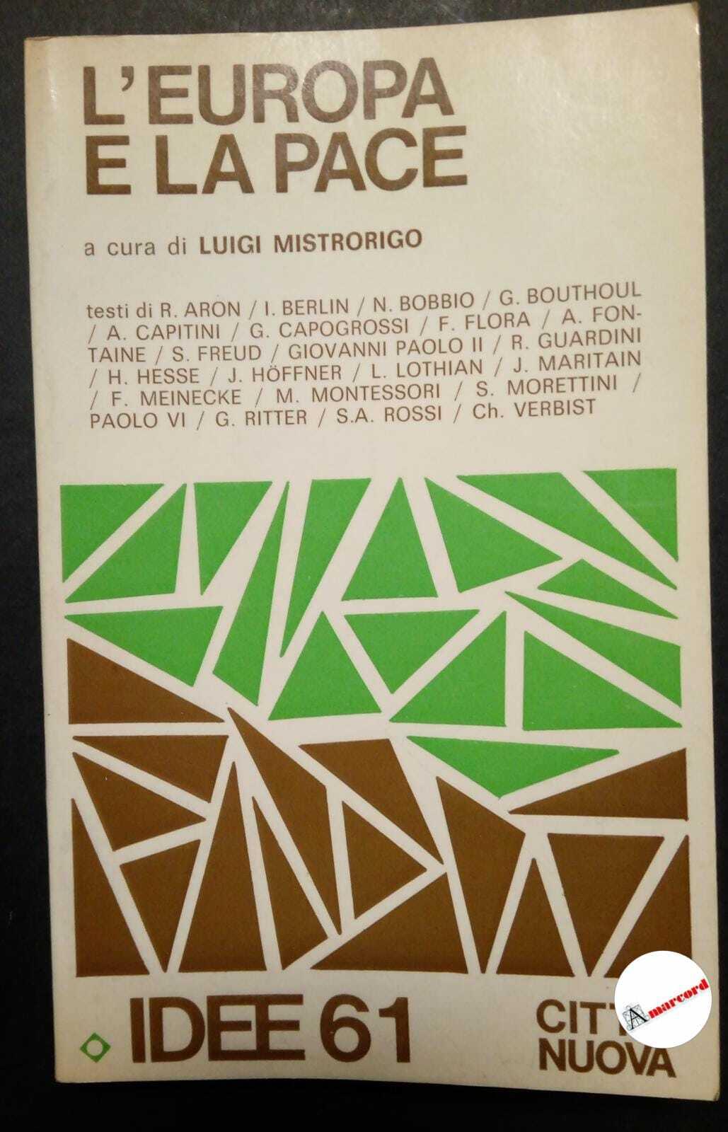AA. VV., L'Europa e la pace, Città nuova, 1983
