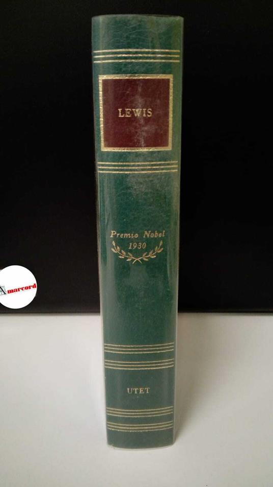 Lewis Sinclair, Le opere, Utet, 1971 - Lewis Sinclair - copertina