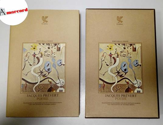 Prevert Jacques, Poesie, Guanda, 1980 - Jacques Prévert - copertina