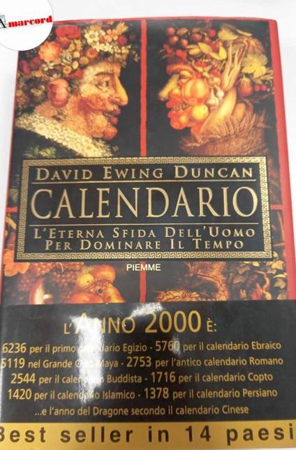 Duncan David Ewing, Calendario, Piemme, 1999 - copertina