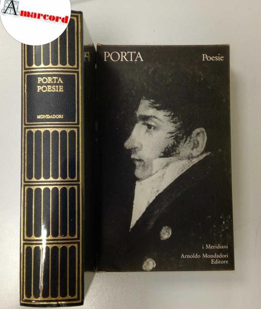 Porta Carlo, Poesie, I Meridiani Mondadori, 1976. Con cofanetto - Carlo Porta - copertina