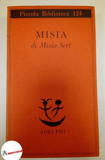Sert Misia. Misia. Adelphi. 1981 - Misia Sert - copertina
