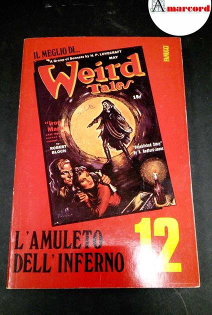 L' amuleto dell'inferno e altri racconti Roma Fanucci, 1987 - copertina