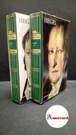 Hegel, Georg Wilhelm Friedrich. Hegel volumi 1 e 2 Milano Mondadori, 2008