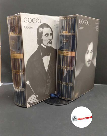 Gogolʹ, Nikolaj Vasilʹevič. , and Prina, Serena. Opere 2 volumi Milano A. Mondadori, 2006 - copertina