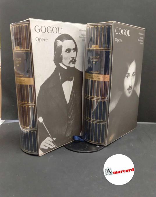 Gogolʹ, Nikolaj Vasilʹevič. , and Prina, Serena. Opere 2 volumi Milano A. Mondadori, 2006 - copertina