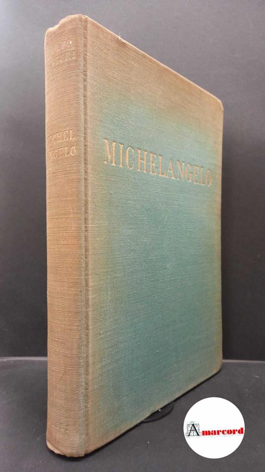 Michelangelo - Adolfo Venturi - copertina