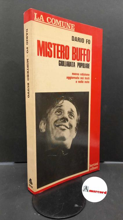 Fo, Dario. Mistero buffo : Giullarata popolare. Verona Bertani, 1977 - Dario Fo - copertina