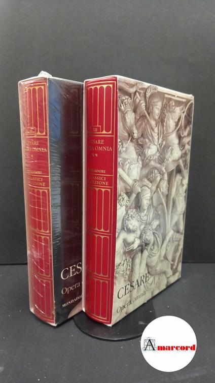Opera omnia 2 voll - G. Giulio Cesare - copertina