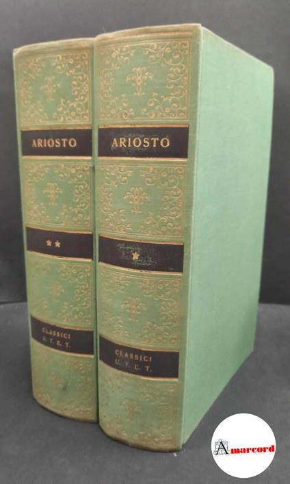Ariosto. Orlando furioso. UTET 1962. 2 voll - Ludovico Ariosto - copertina