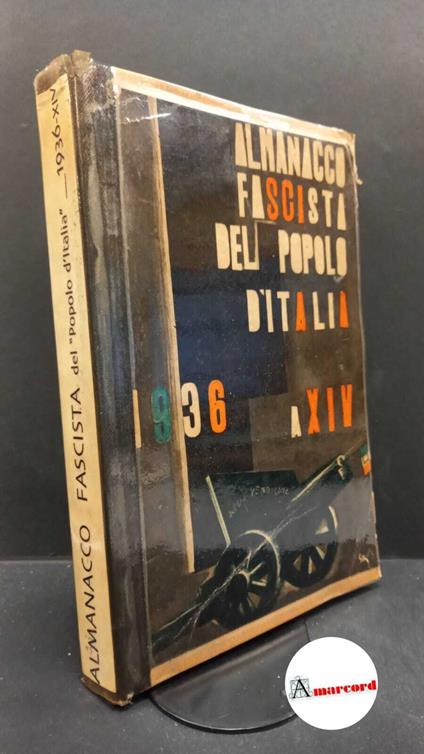 Almanacco fascista del Popolo d'Italia, 1936, anno XIV - copertina