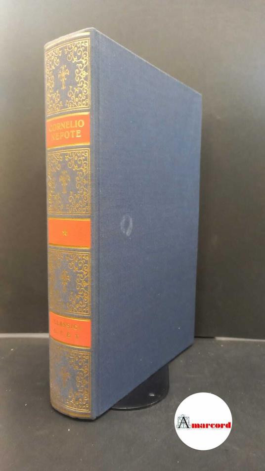 Cornelio Nepote, Opere, Utet, 1977 - Cornelio Nepote - copertina