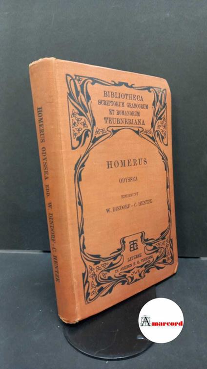 Homerus. 1 e 2: Odysseae 1.-XXIV Lipsiae B. G. Teubneri, 1908 - Omero - copertina