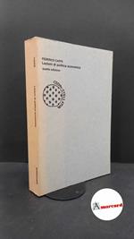 Caffè Federico, Lezioni di politica economica, Boringhieri, 1984