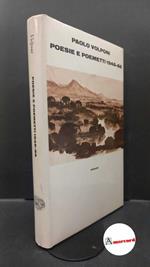 Volponi, Paolo. Poesie e poemetti Torino Einaudi, 1980