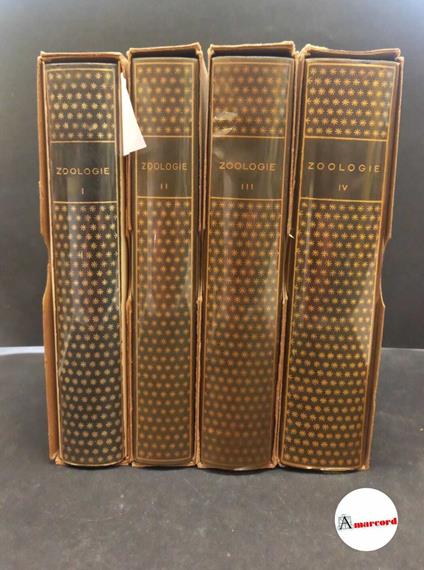 Zoologie 4 voll. Paris Gallimard, 1963- - copertina