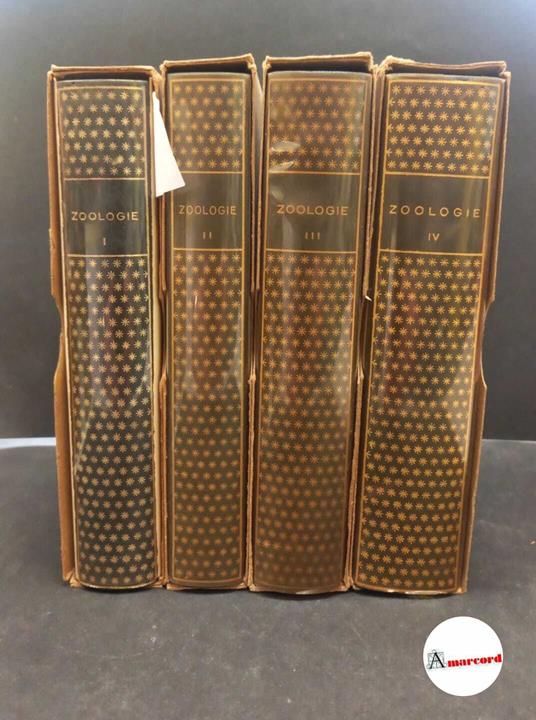 Zoologie 4 voll. Paris Gallimard, 1963- - copertina