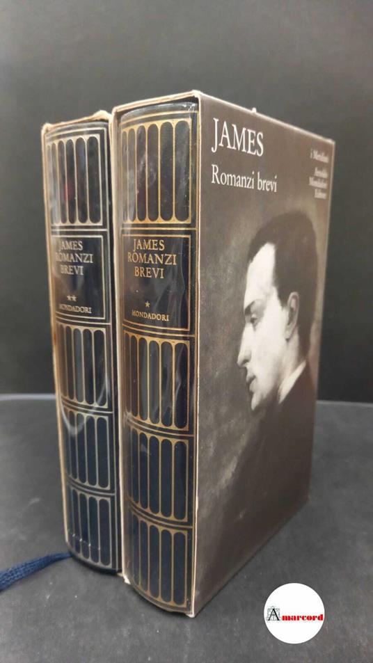 Romanzi brevi volume 1 e 2. Meridiani - Henry James - copertina