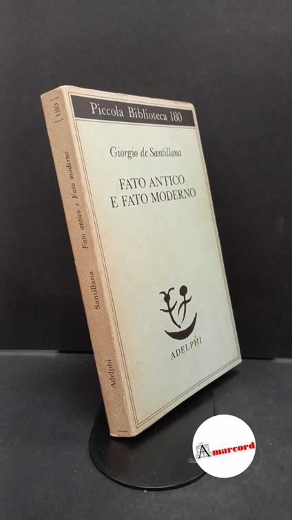Fato antico e fato moderno - Santillana - copertina