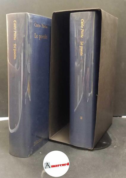 Porta, Carlo. , and Barbarisi, Gennaro. , Guarisco, Carla. Le poesie Milano Feltrinelli, 1964 - Carlo Porta - copertina