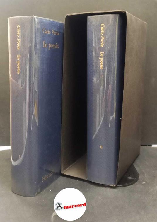 Porta, Carlo. , and Barbarisi, Gennaro. , Guarisco, Carla. Le poesie Milano Feltrinelli, 1964 - Carlo Porta - copertina