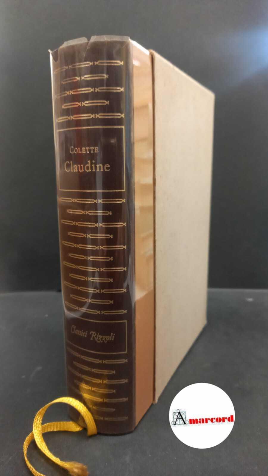 Colette, Claudine, Rizzoli, 1985
