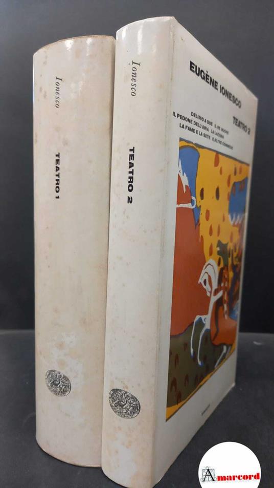 Ionesco, Eugène. Teatro Torino Einaudi, 1961 - Eugène Ionesco - copertina