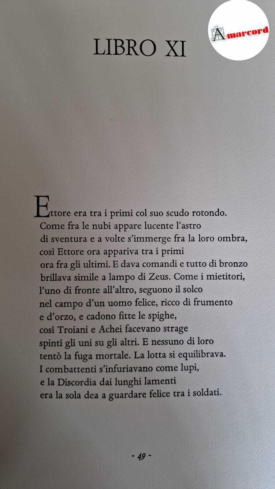 Iliade. Episodi scelti e tradotti da Salvatore Quasimodo illustrati con 26 tavole da Giorgio De Chirico Delfino