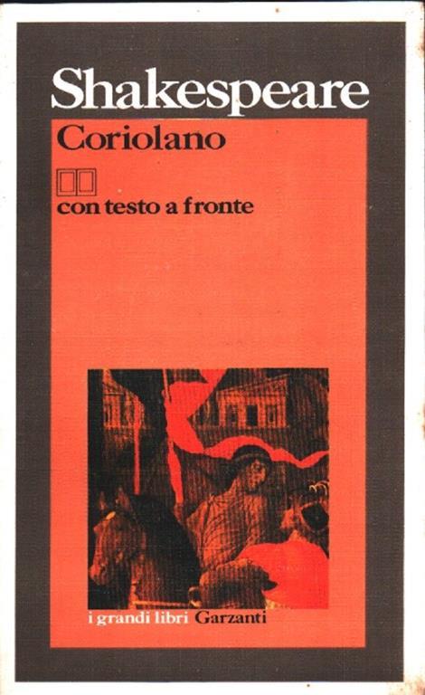 Coriolano. Shakespeare - William Shakespeare - copertina