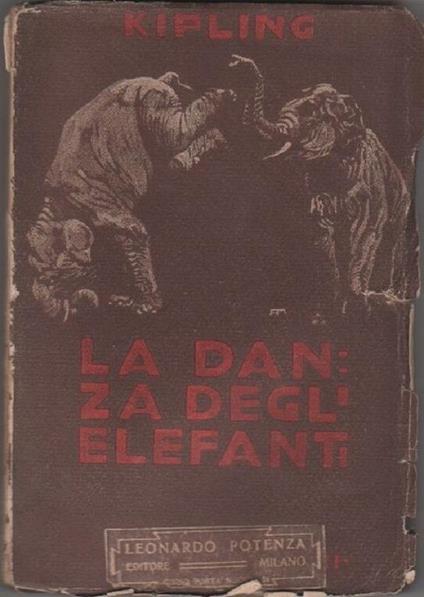 La danza degli elefanti - Rudyard Kipling - copertina